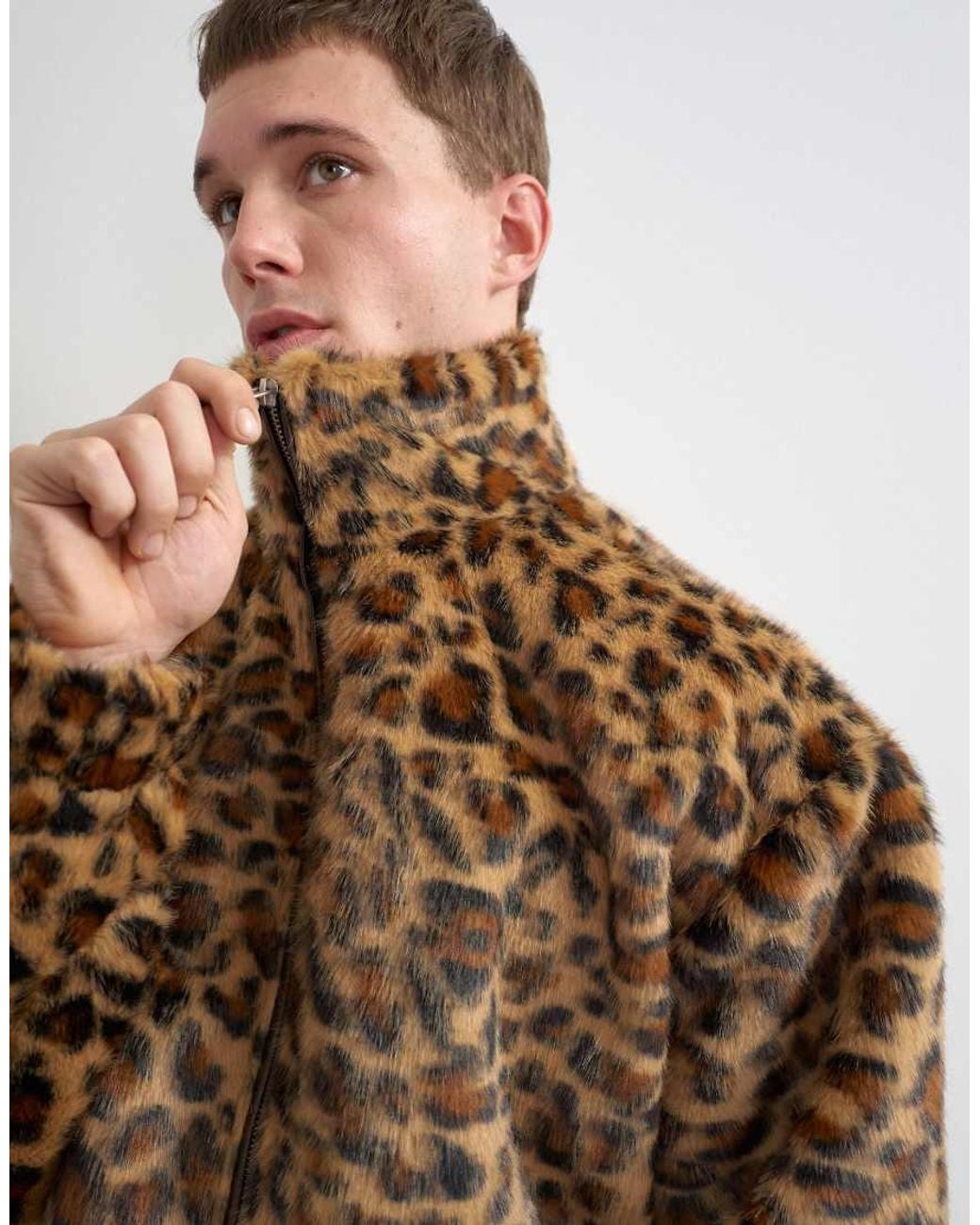 Giacca Bomber di Topman in Brown da Uomo