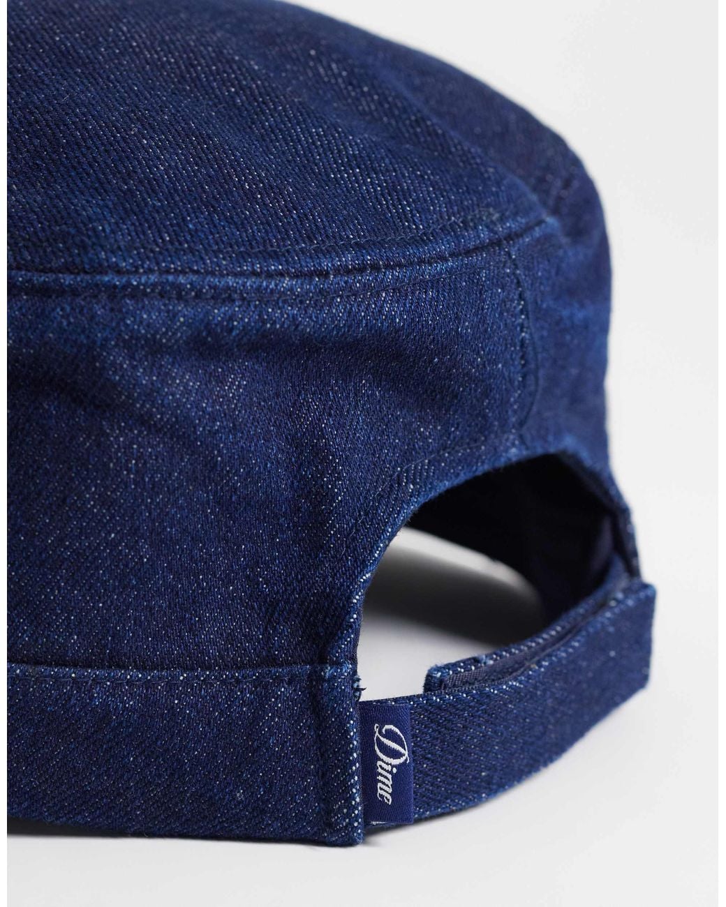 Dime Blue Denim Painter Mini Script Logo Cap for men