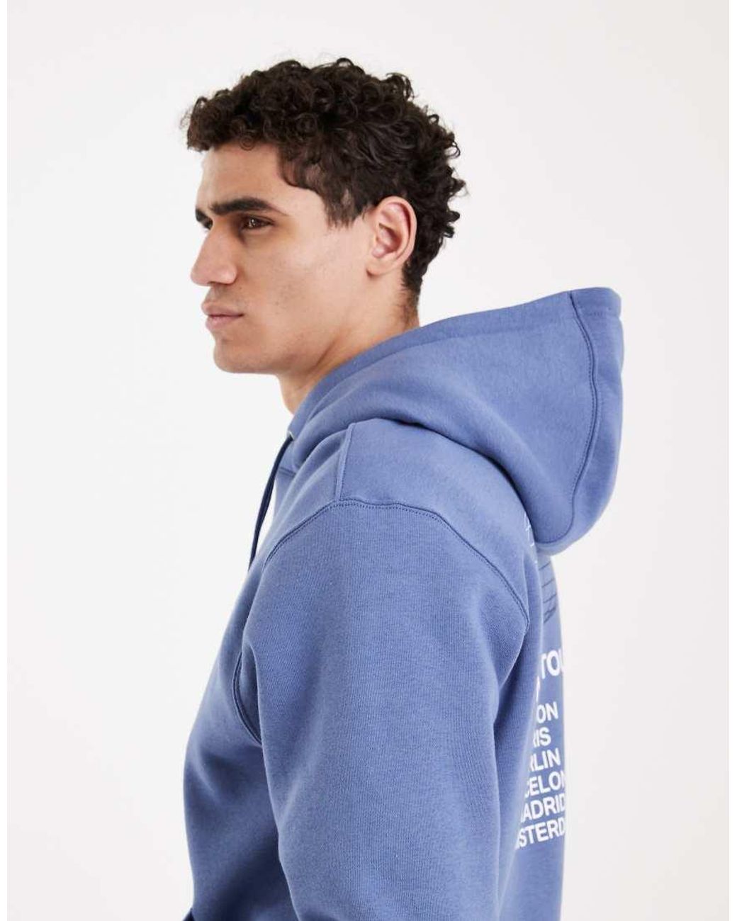 Nike Blue Back Graphic Hoodie for men