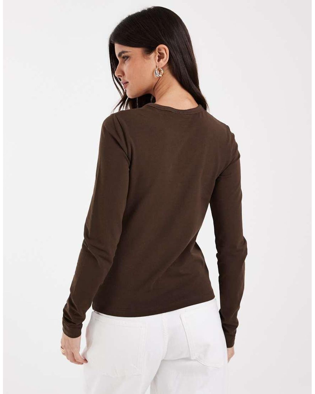 JJXX Brown Gigi Long Sleeve T-shirt