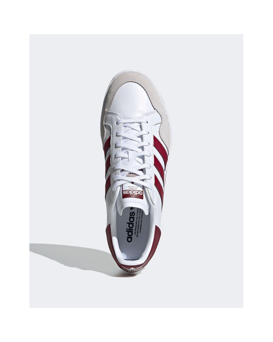 white adi team court trainers
