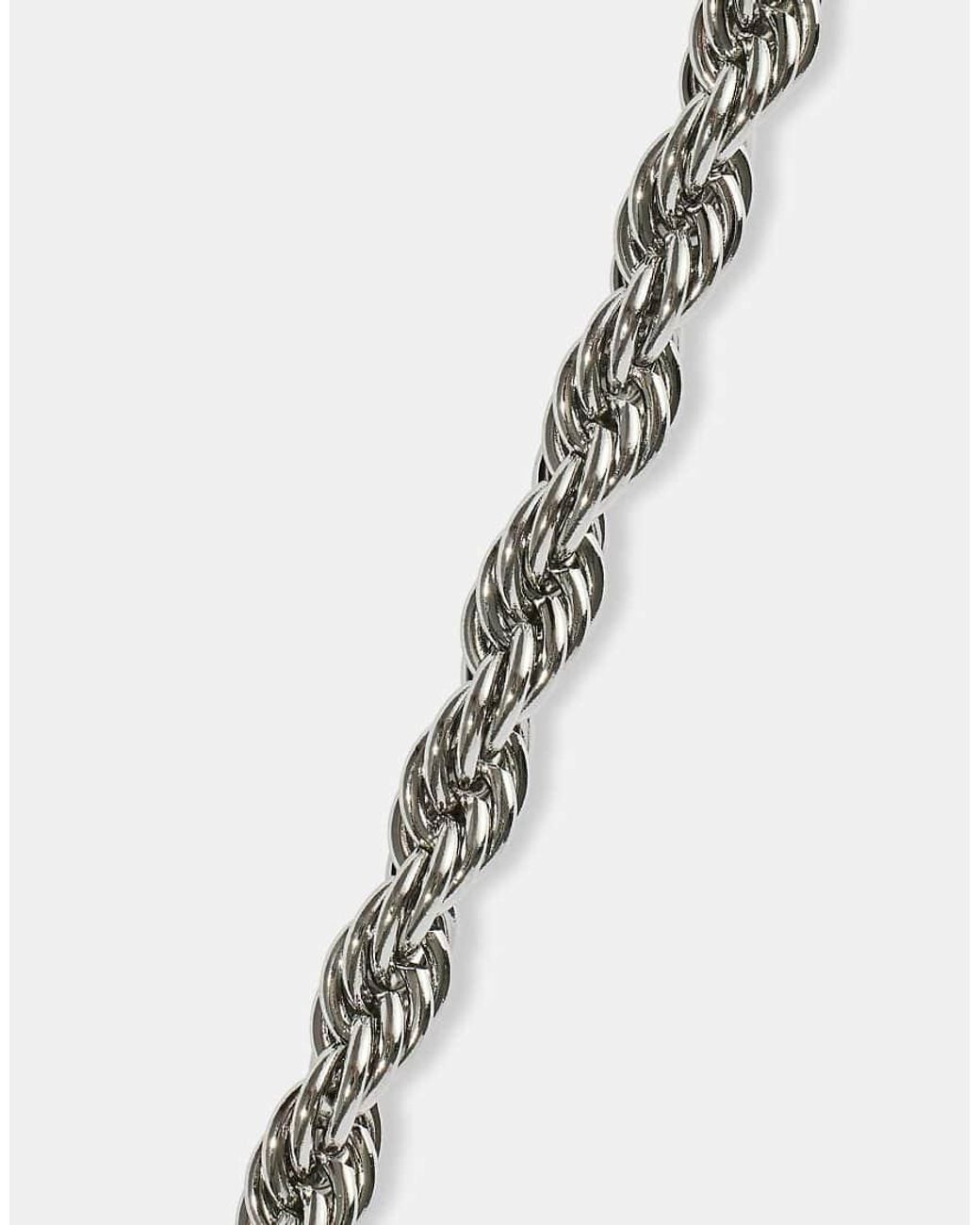 CERNUCCI White 5Mm Rope Bracelet for men