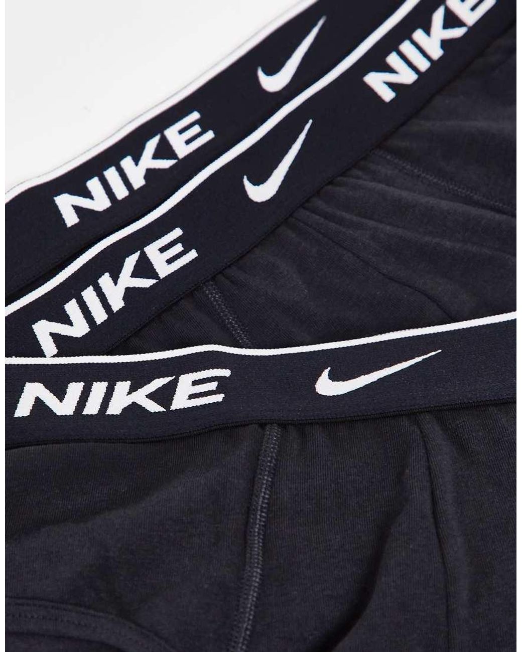 Nike Blue 3 Pack Cotton Stretch Briefs for men