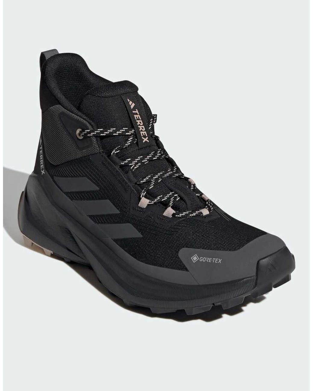 Adidas Originals Black Terrex Trailmaker 2.0 Mid Gore-Tex Hiking Shoes