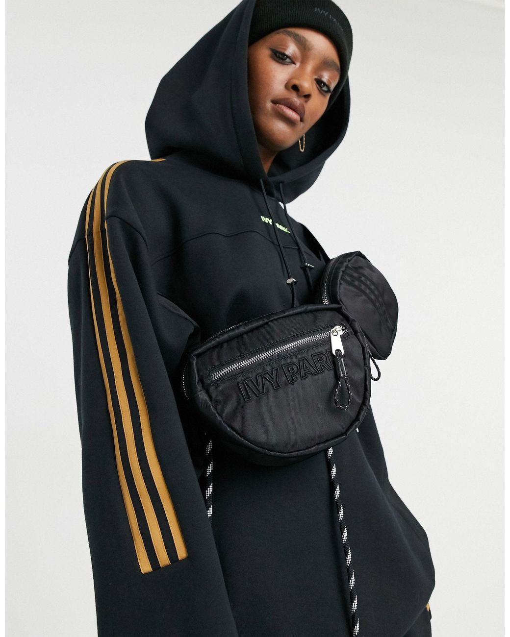 Ivy Park Adidas X Belt Bum Bag in Black | Lyst