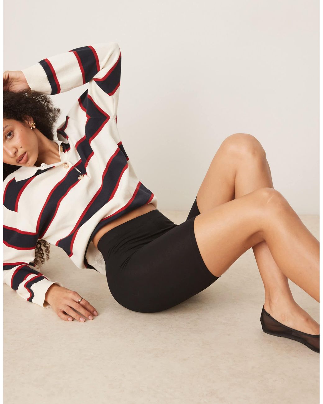 ASOS Black Basic Legging Shorts