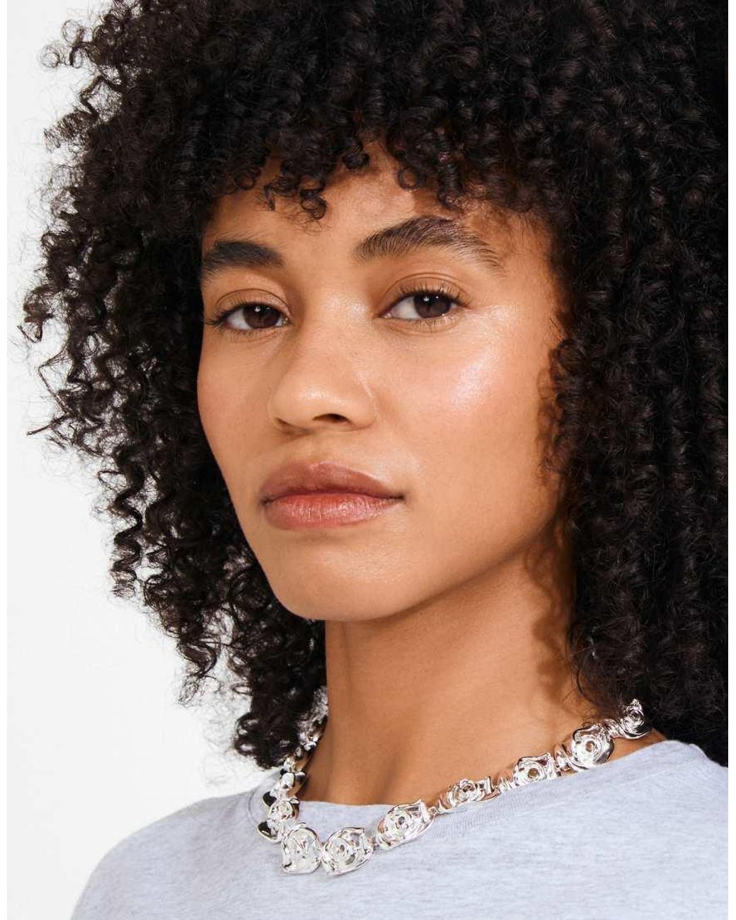 Collana Interna Placcata di Pilgrim in White