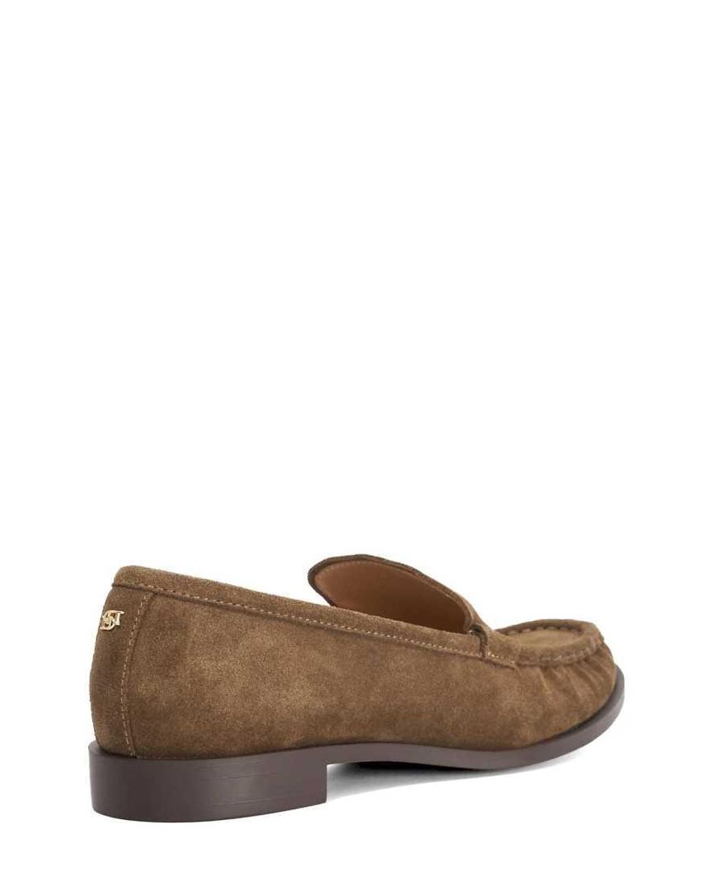 Dune Brown Grates Loafers