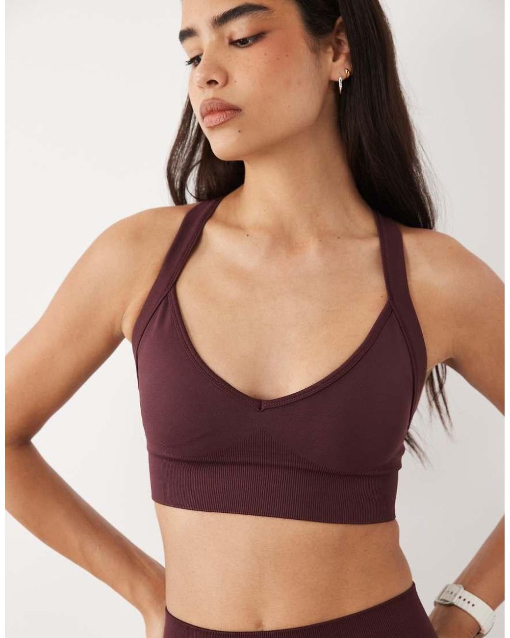 BO+TEE Black Super Sculpt Crossback Sports Bra Co-Ord