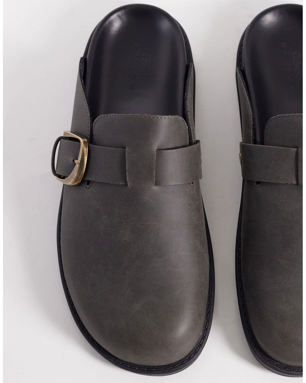 ASOS – pantoletten in Brown für Herren