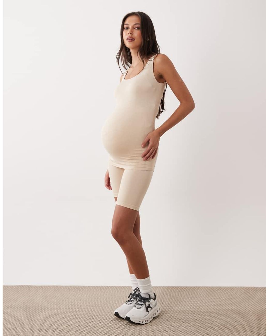 Mama.licious Natural Mamalicious Maternity Seamless Singlet Top