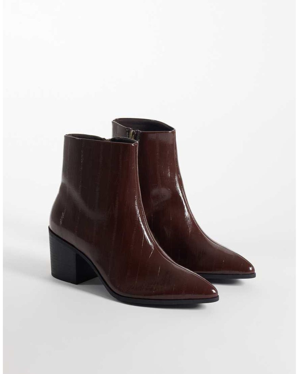 ASOS Brown Heeled Chelsea Boots for men
