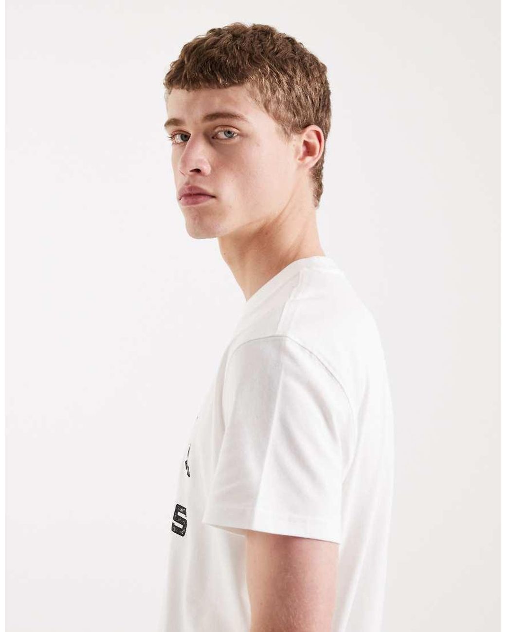 Tommy Hilfiger White Gym Logo T-shirt for men