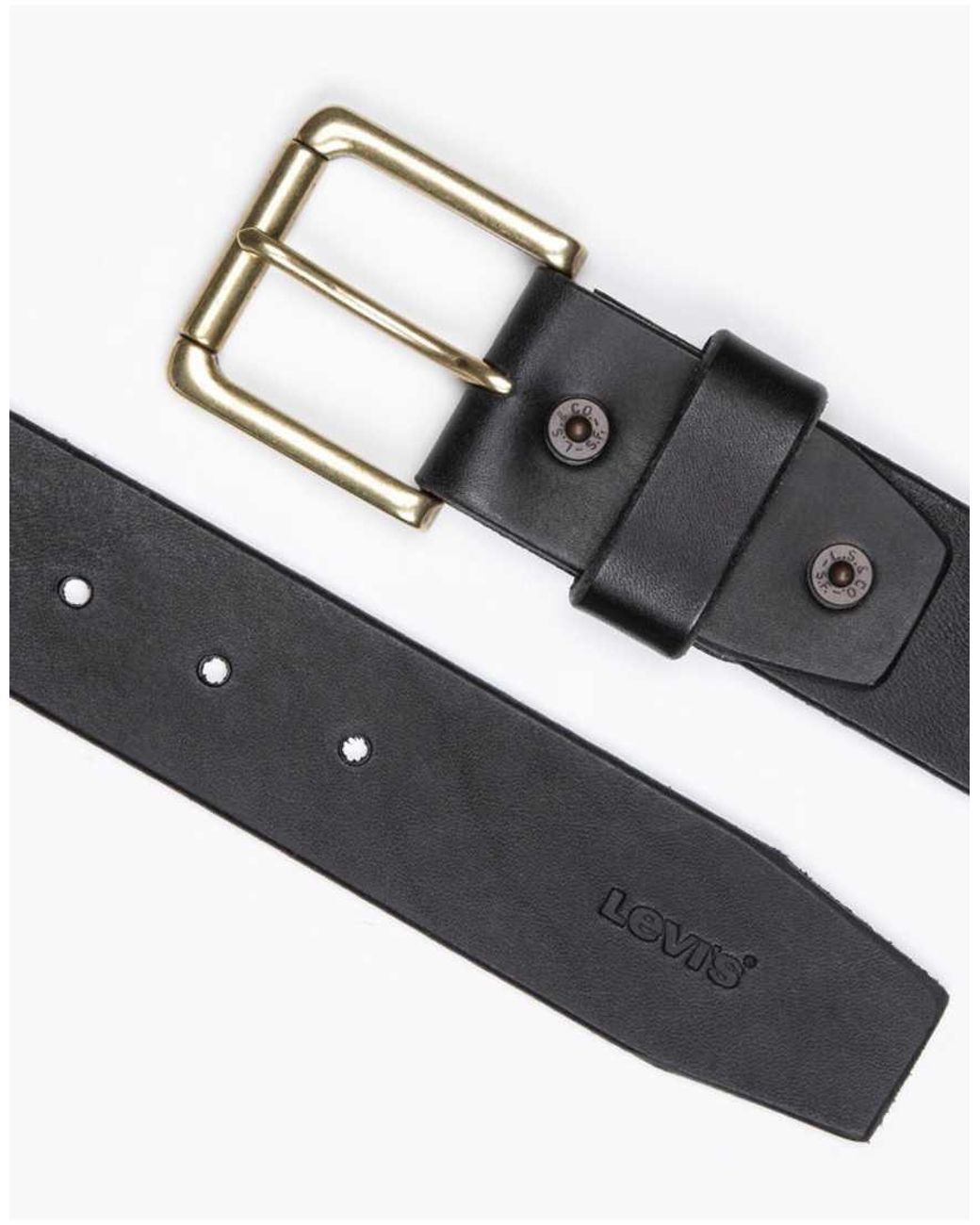 Levi's Black Heritage Belt for men