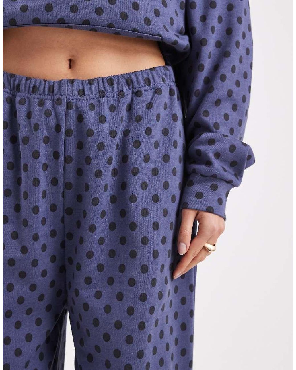 Collusion Blue Wide Leg joggers