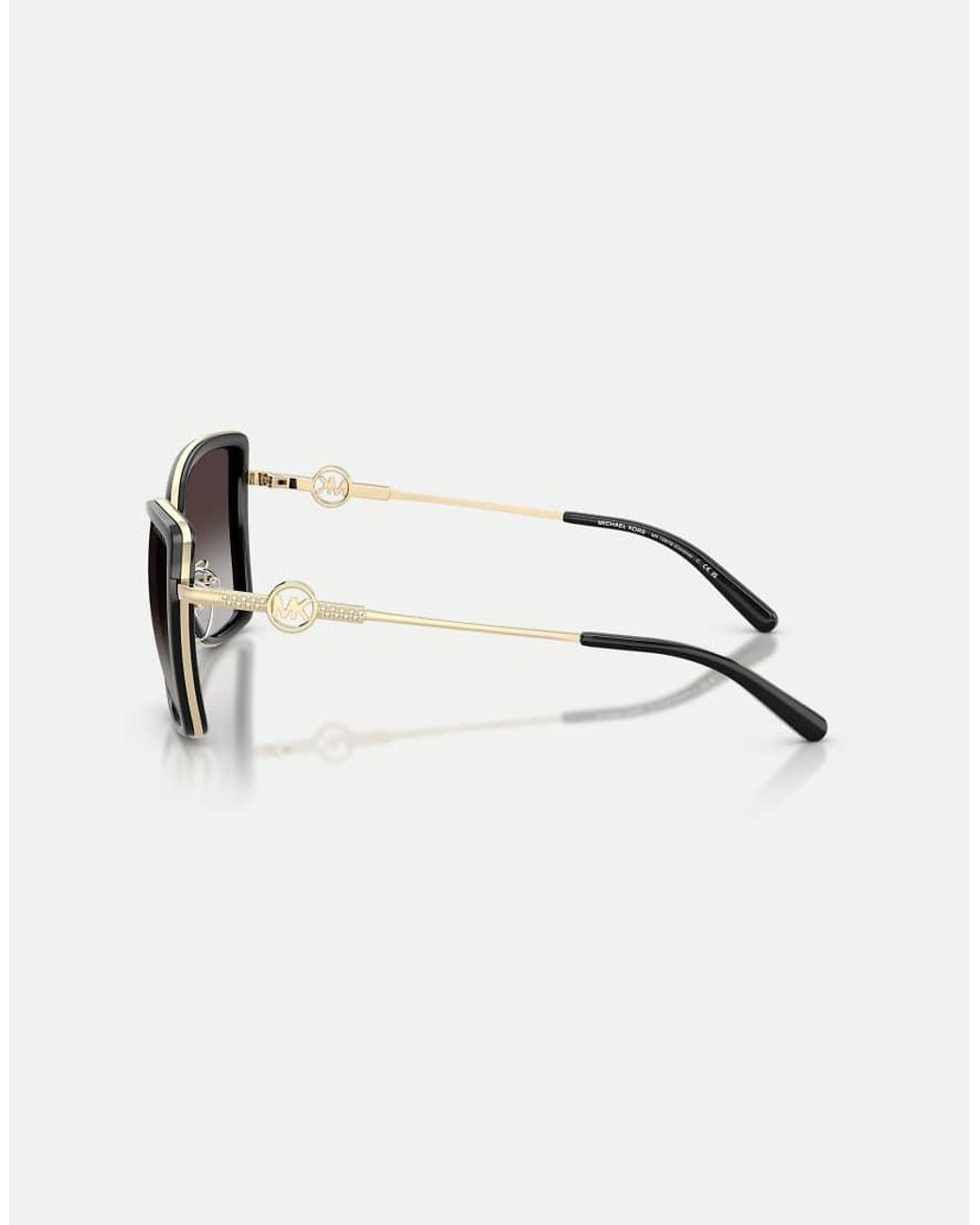 Michael Kors Metallic Corsica Butterfly Sunglasses With Lens