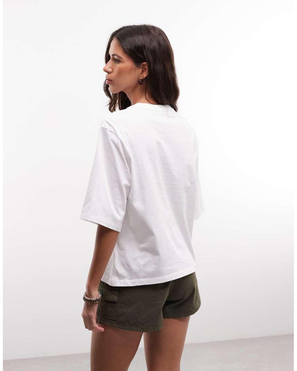 The North Face White Essential Simple Dome Boxy T-Shirt