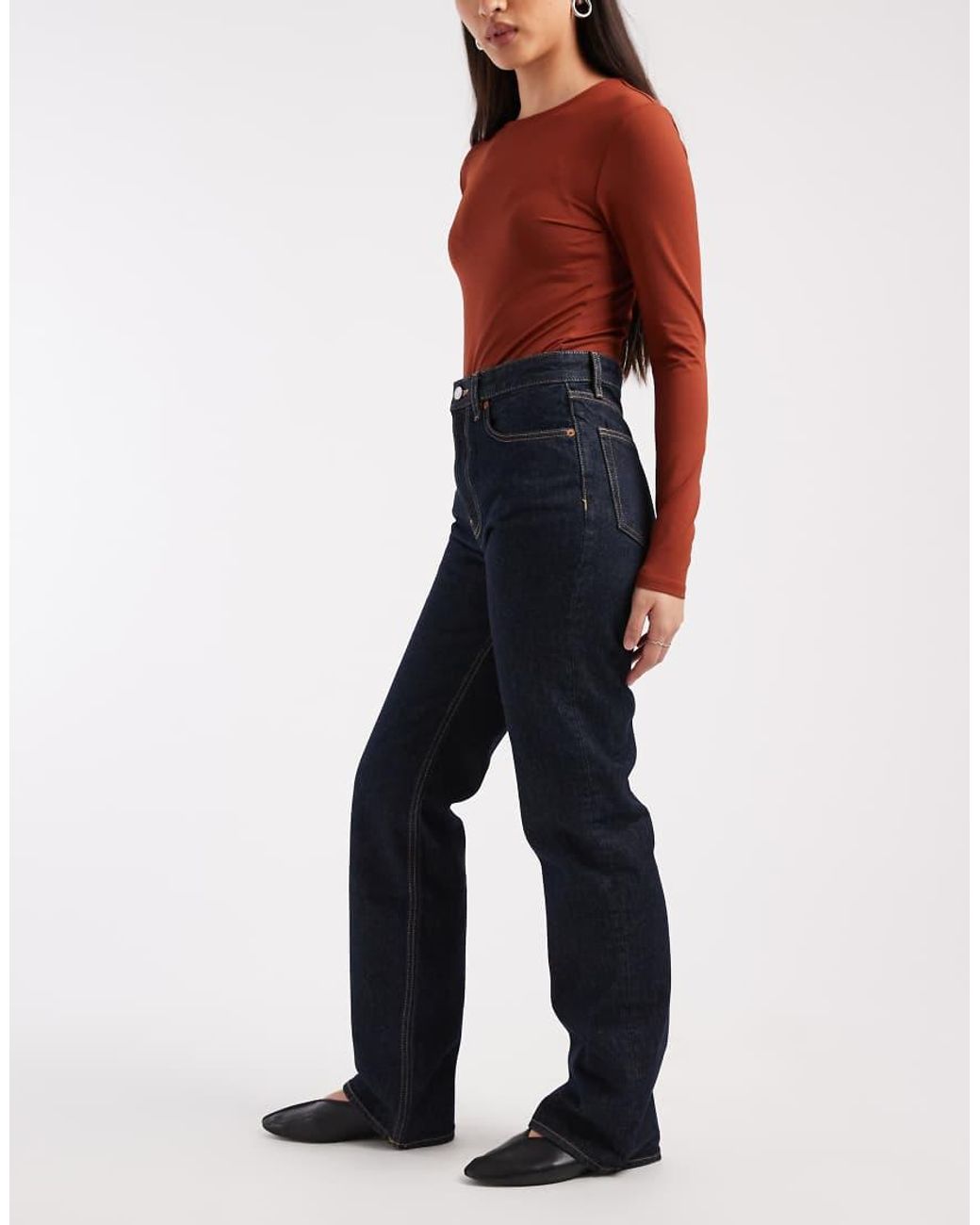 Calvin Klein Blue Straight Leg Jeans