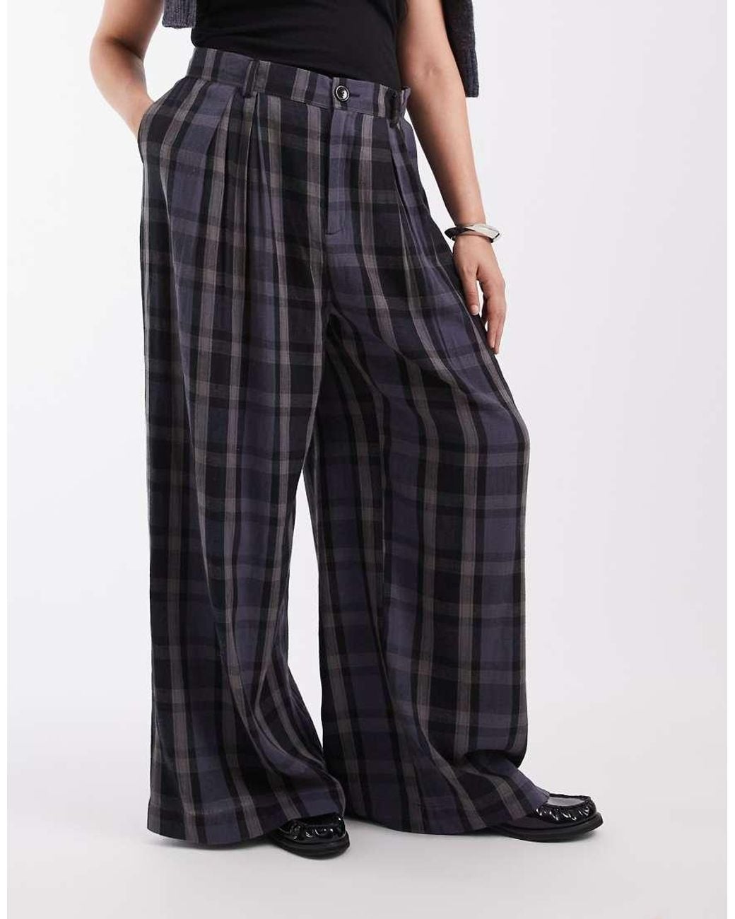 Noisy May Black High Waist Wide Leg Trouser
