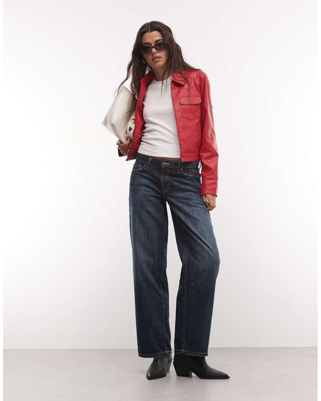 Wrangler Red Slim Seamed Jacket