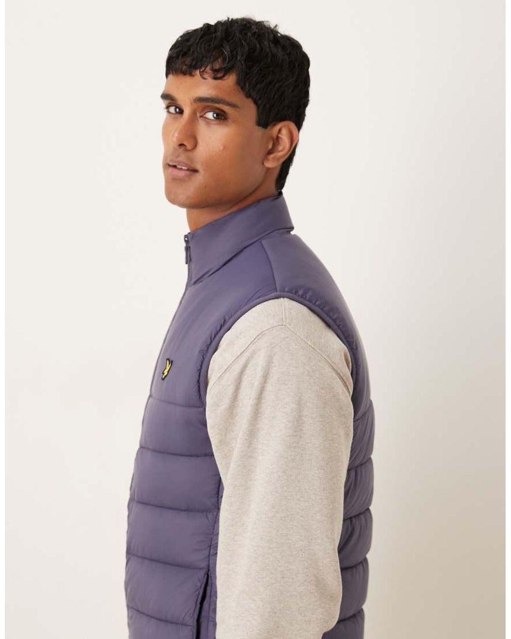 Lyle & Scott Blue Light Wadded Gilet for men