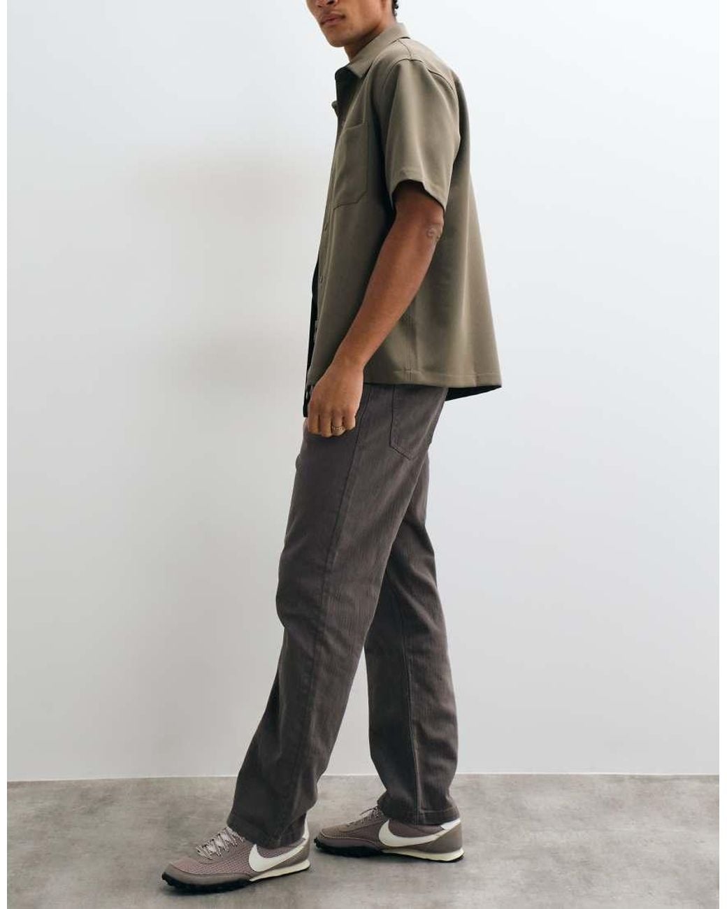 ASOS Black Loose Trouser for men