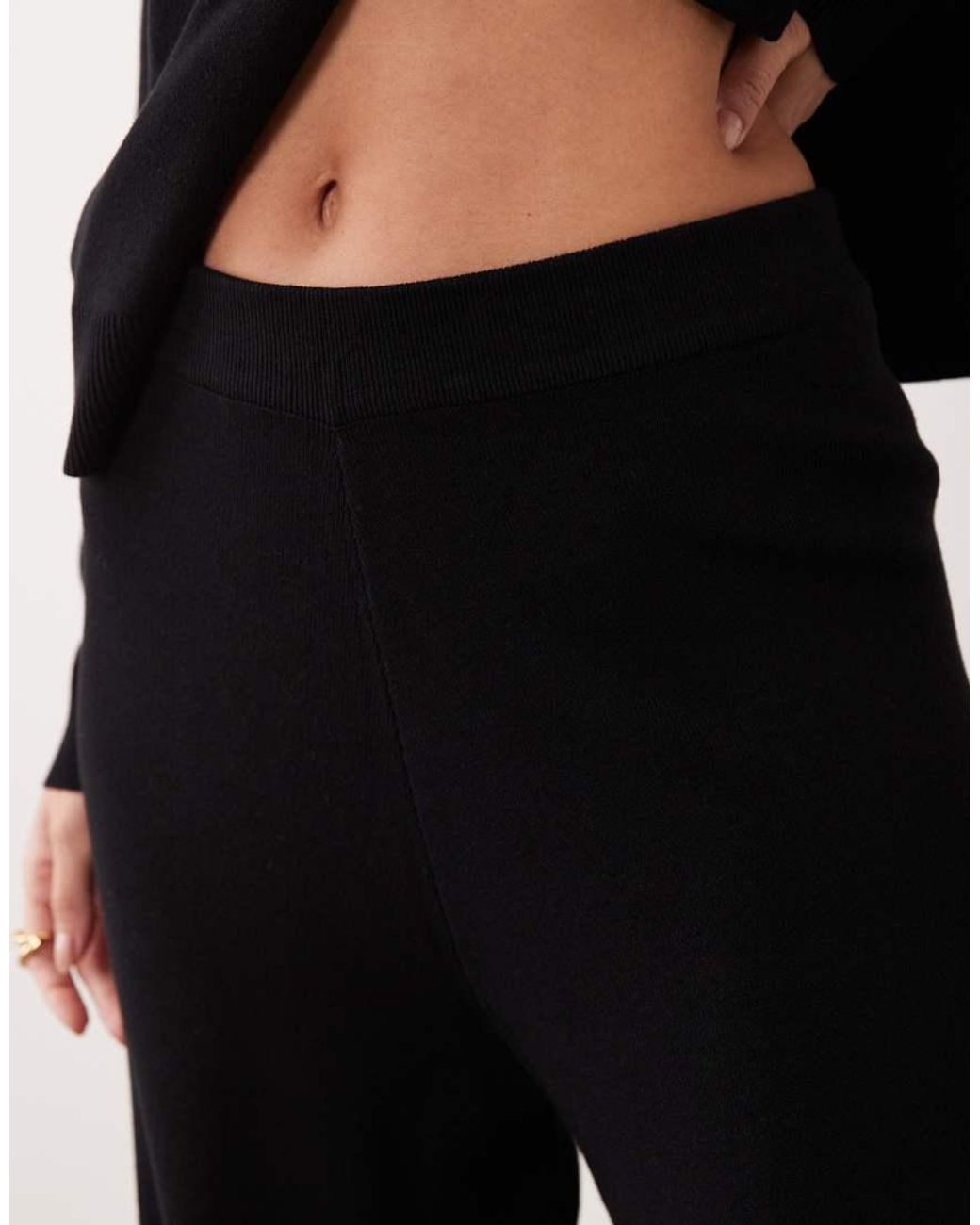 ASOS Blue Compact Knitted Straight Leg Trouser Co-Ord