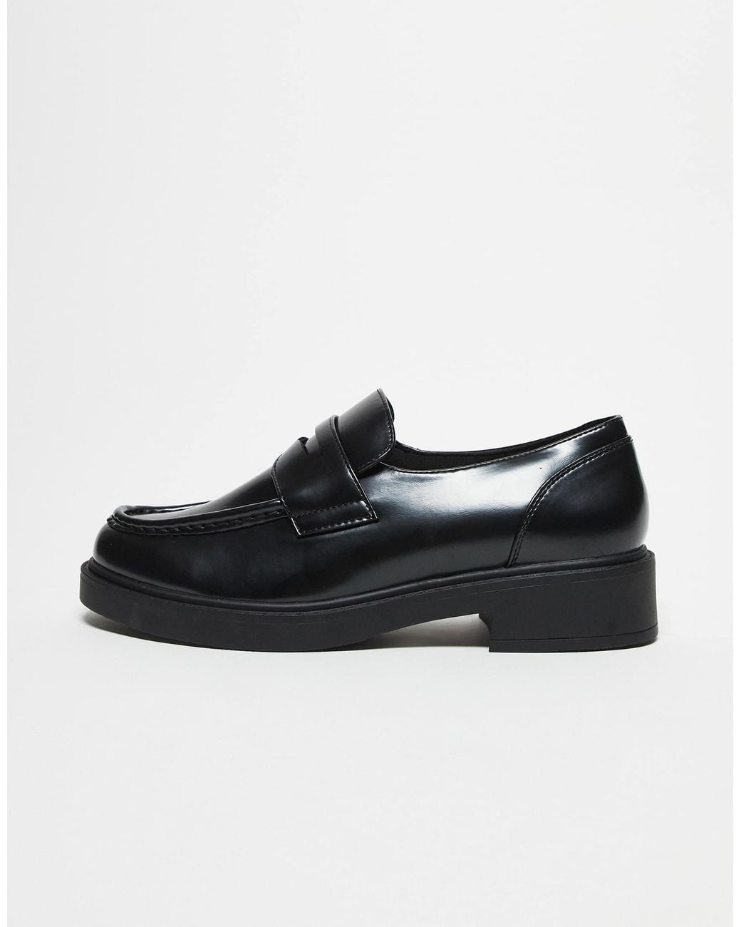 ASOS Black Chunky Loafers for men