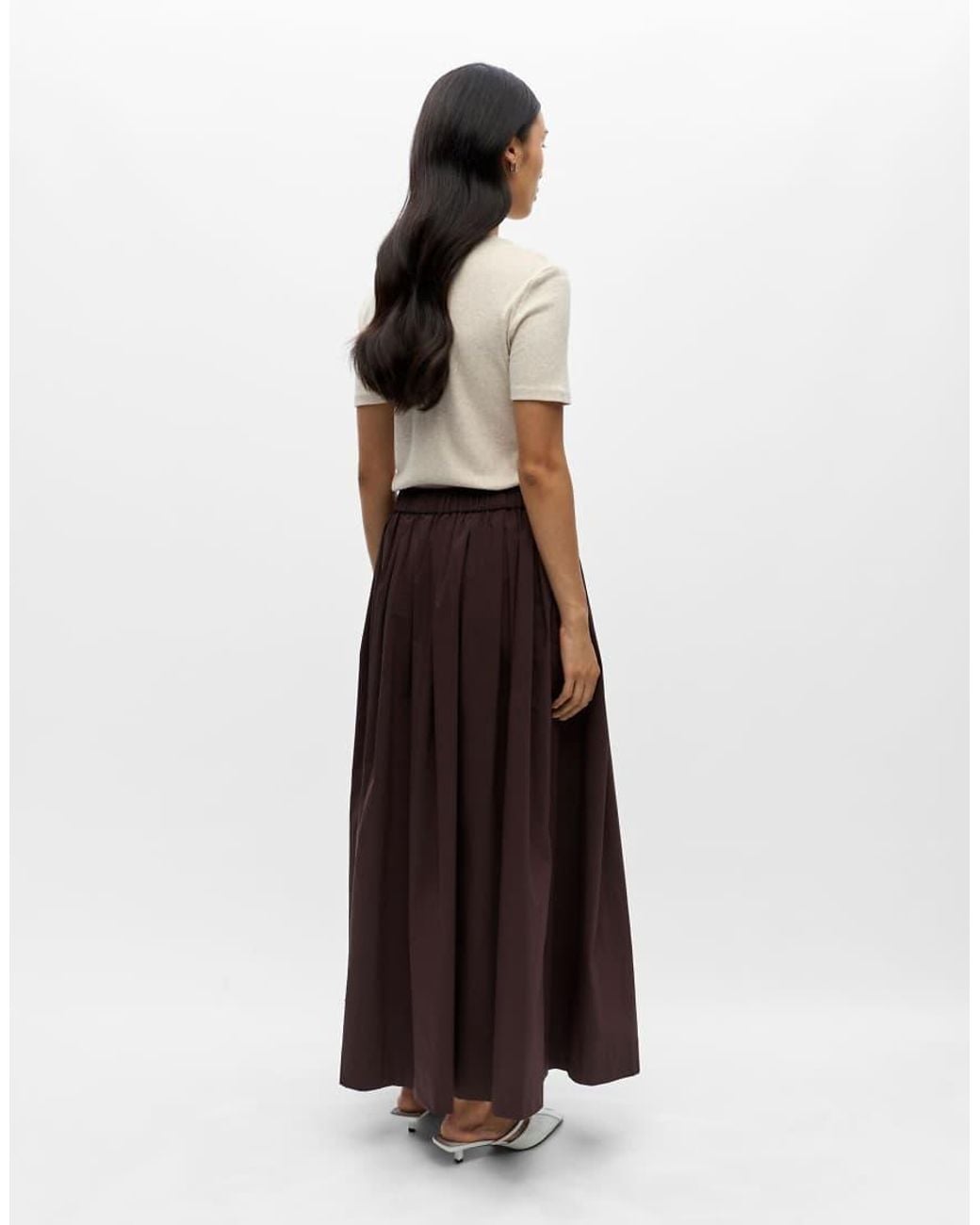 Object Brown Maxi Skirt