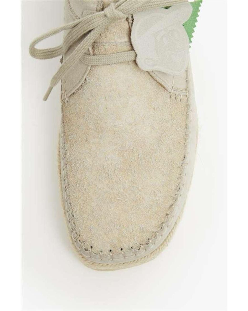 Pompeii UK Green Pompeii X Clarks Originals Weaver Cactus Suede Shoe With Logo Tag for men