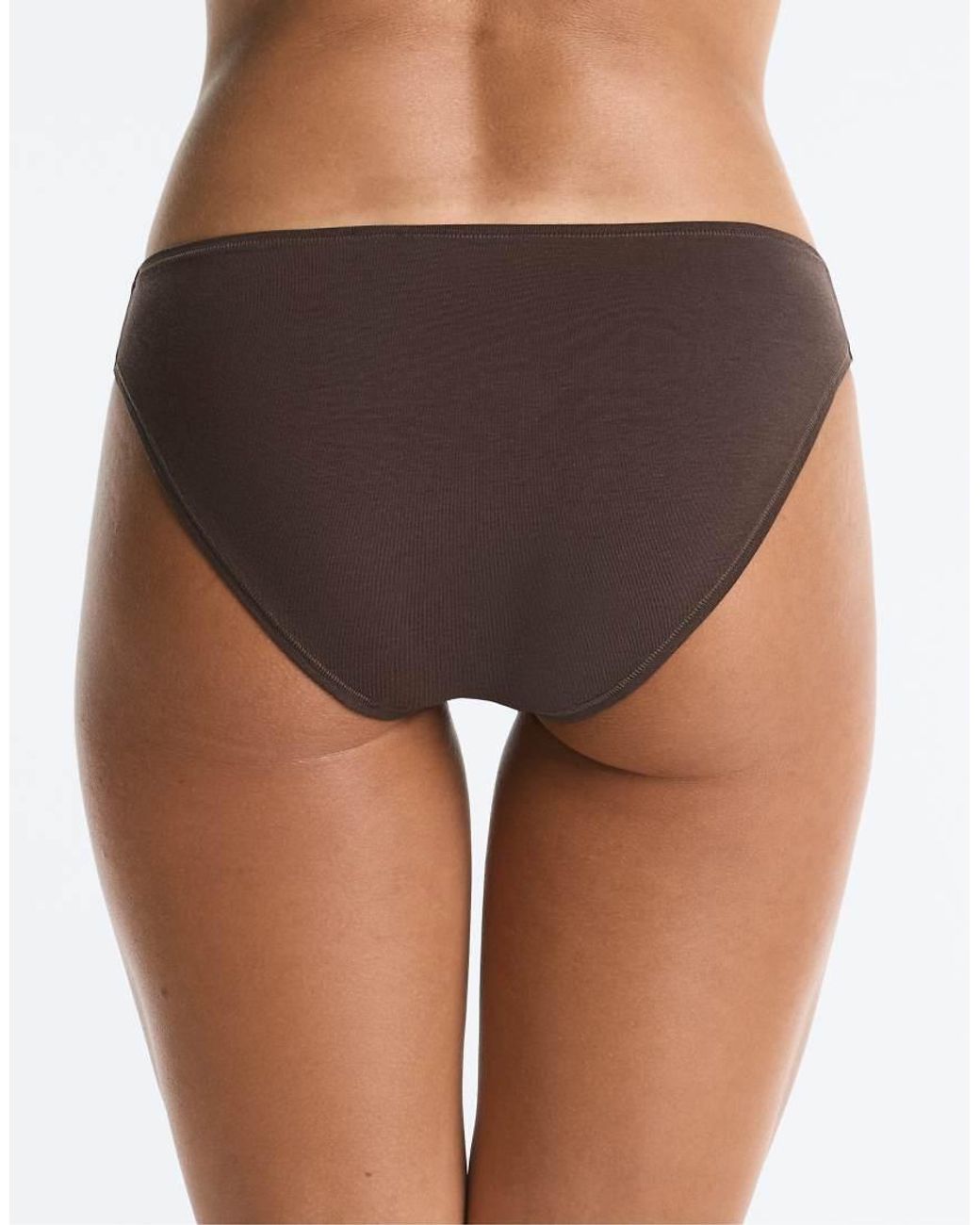 Oysho White 5 Cotton Blend Classic Briefs