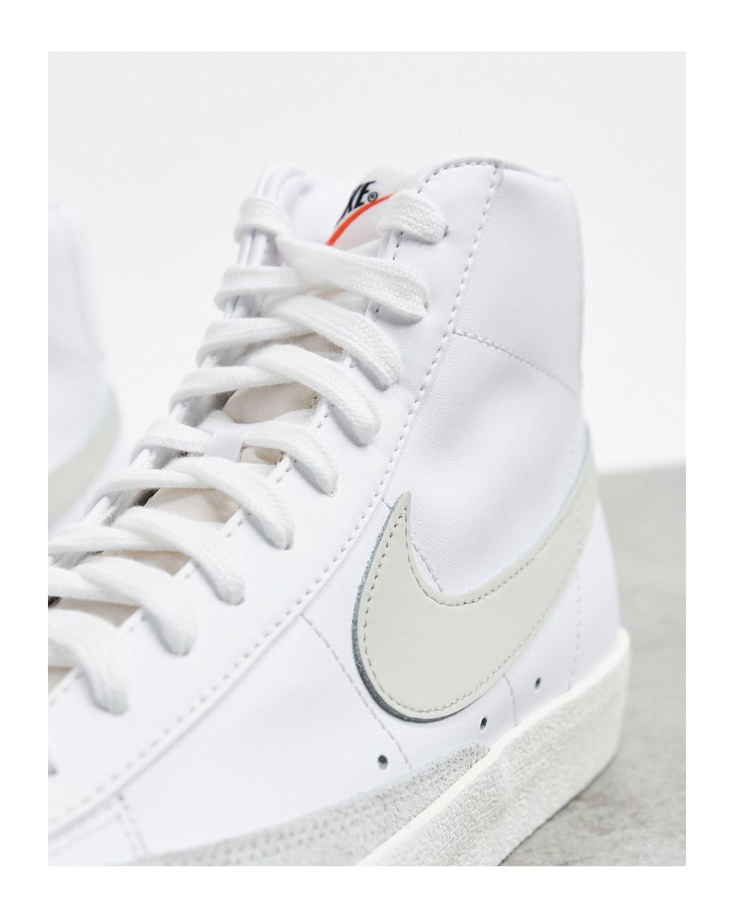 Zo veel handboeien Verbinding Nike Blazer - '77 - Halfhoge Sneakers In /lichtgrijs in het Wit voor heren  | Lyst NL