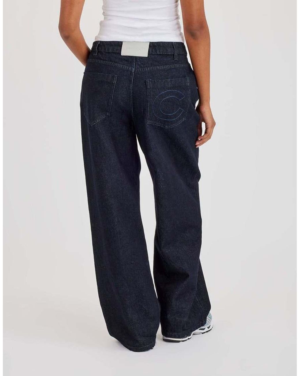 CERNUCCI Blue Low Rise Baggy Jean