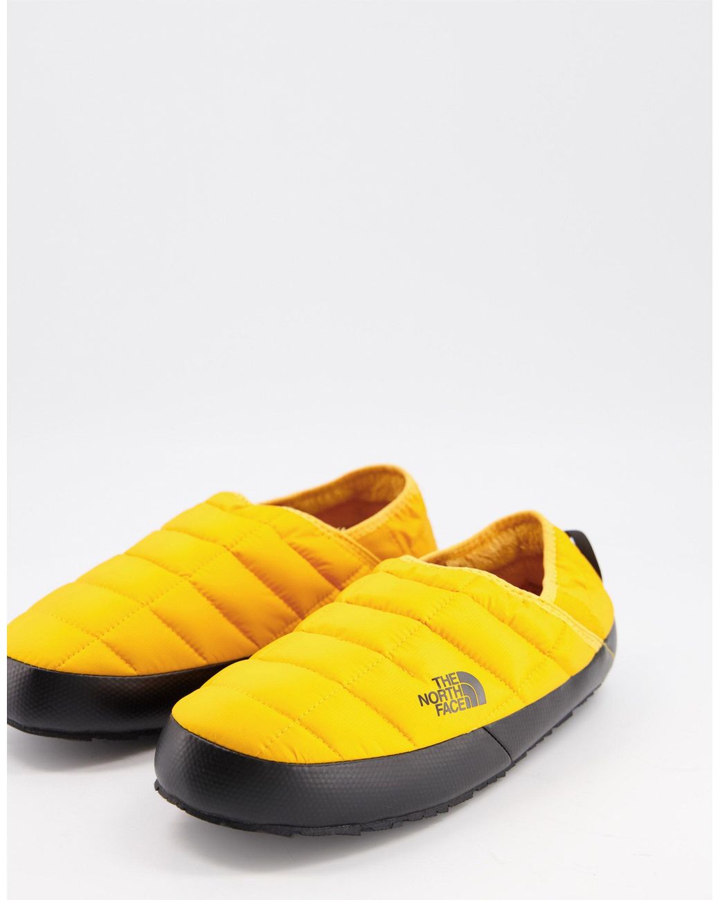 The North Face Rubber Thermoball Traction V Mule Slippers in Yellow for ...