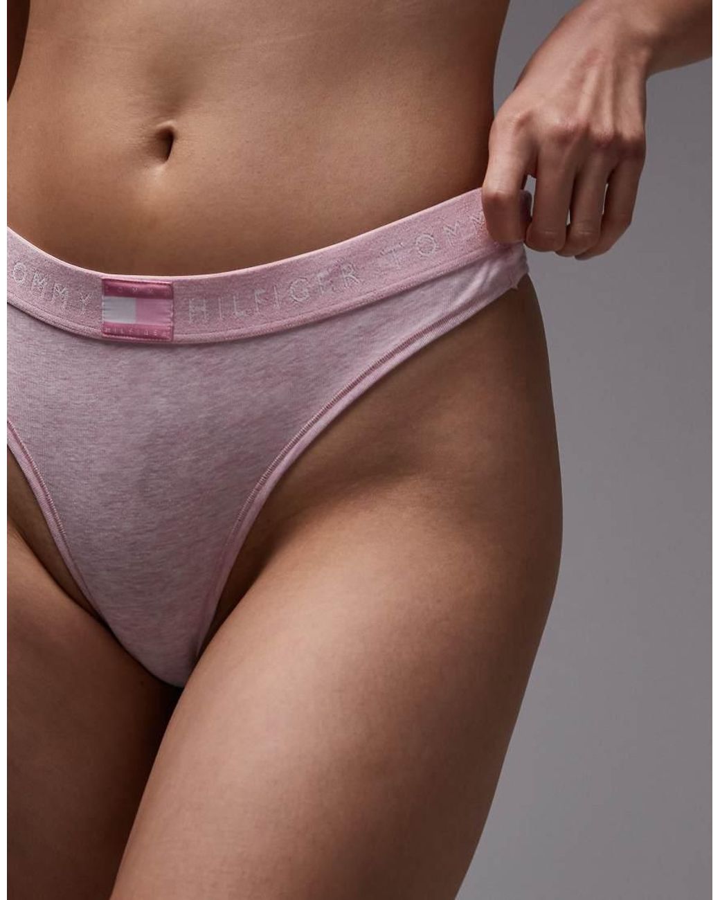 Tommy Hilfiger Gray Heritage Thong