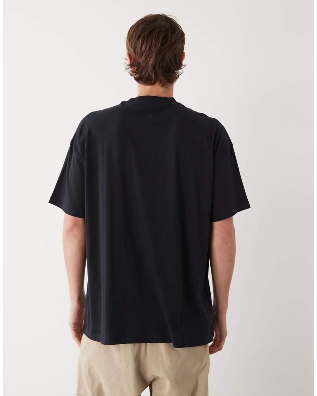 Collusion Black T-shirt for men