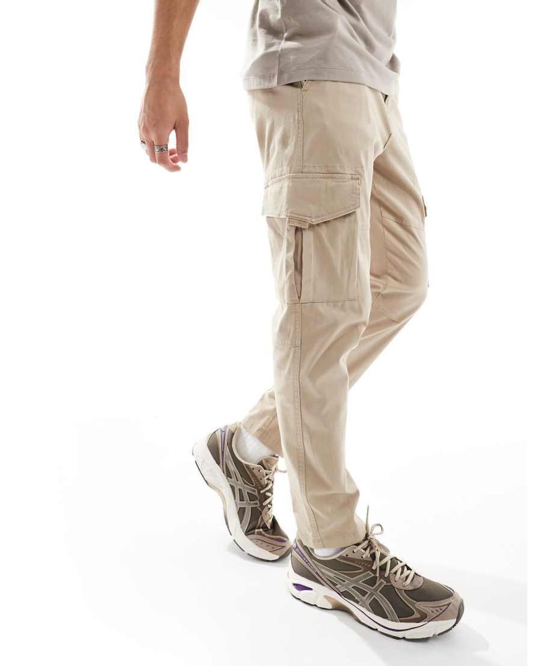 Only & Sons Natural Slim Fit Cargo Trouser for men