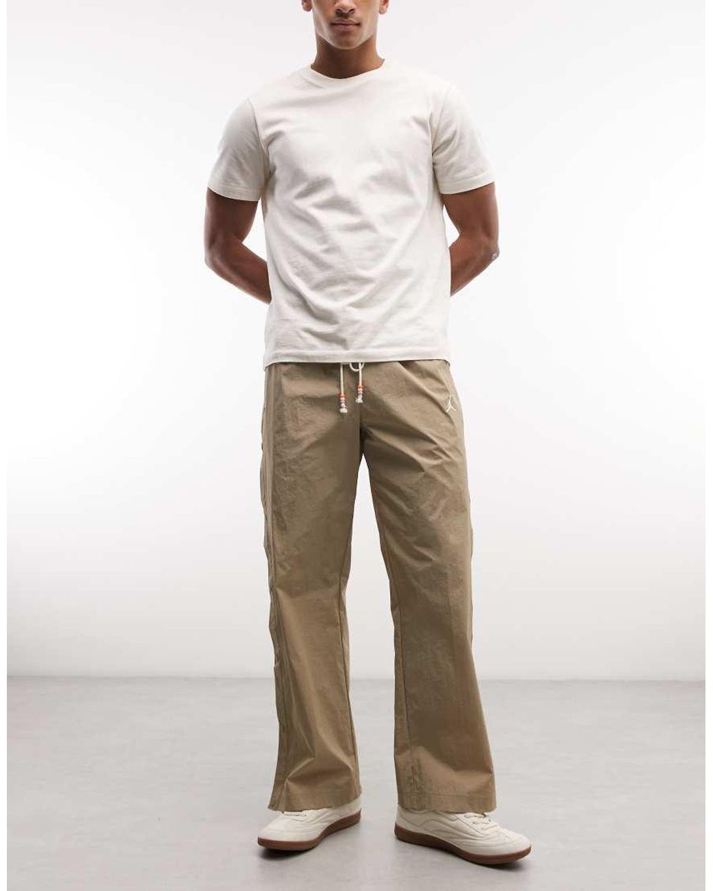 Nike Natural Brookyln Woven Trousers for men