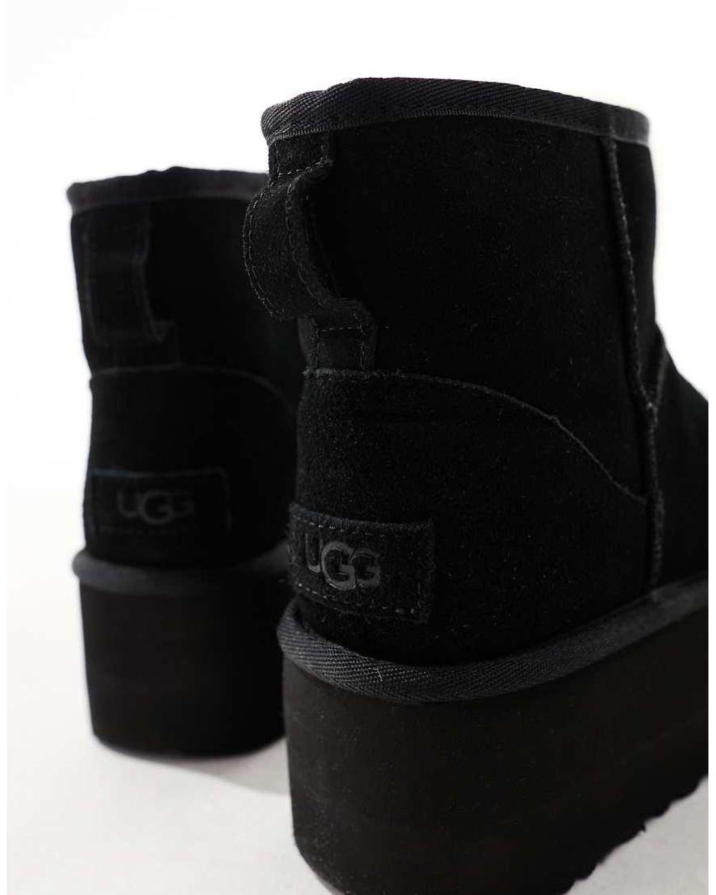 Ugg Black Classic Mini Platform Boots