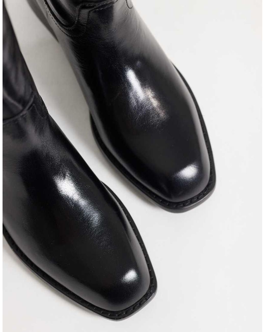 Steve Madden Black Primo Low Ankle Boots
