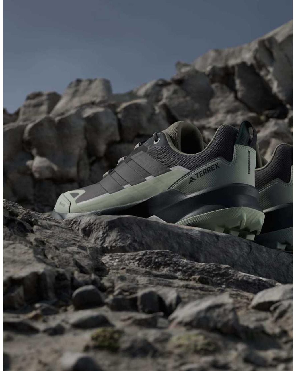 Adidas Originals Green Terrex Skychaser Ax5 Gore-tex Hiking Trainers for men