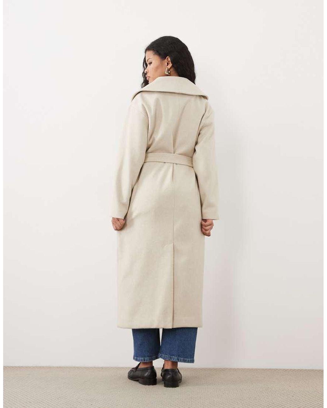 Vero Moda Natural Belted Maxi Formal Jacket