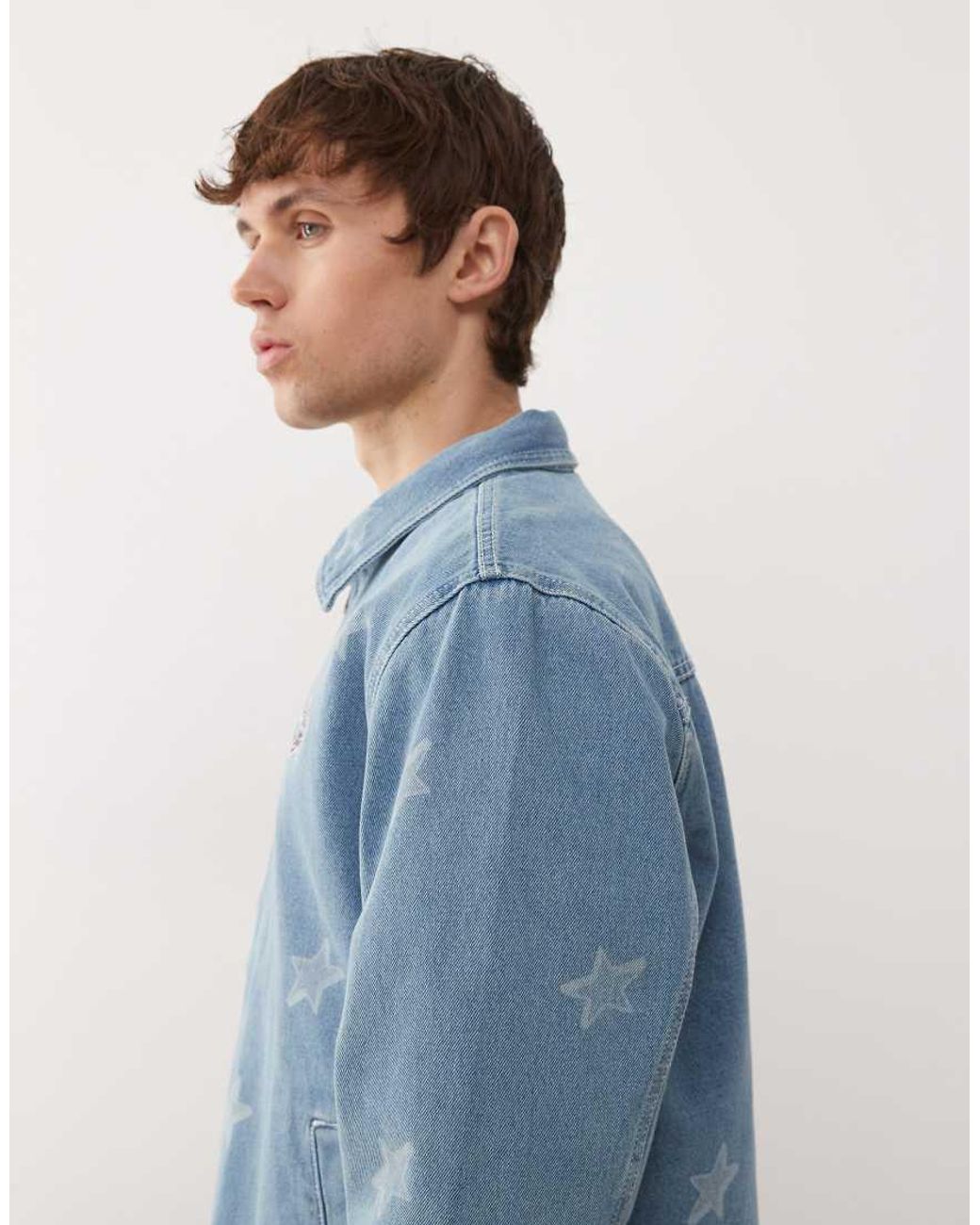Vans Blue Pomona Denim Station Jacket for men
