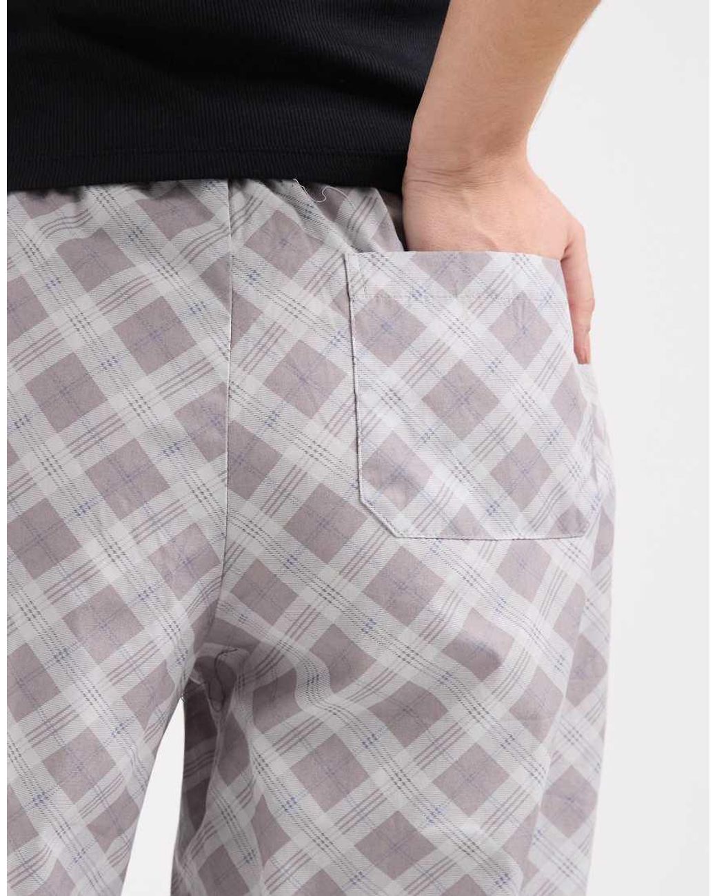 Motel Gray Lirura Relaxed Trousers