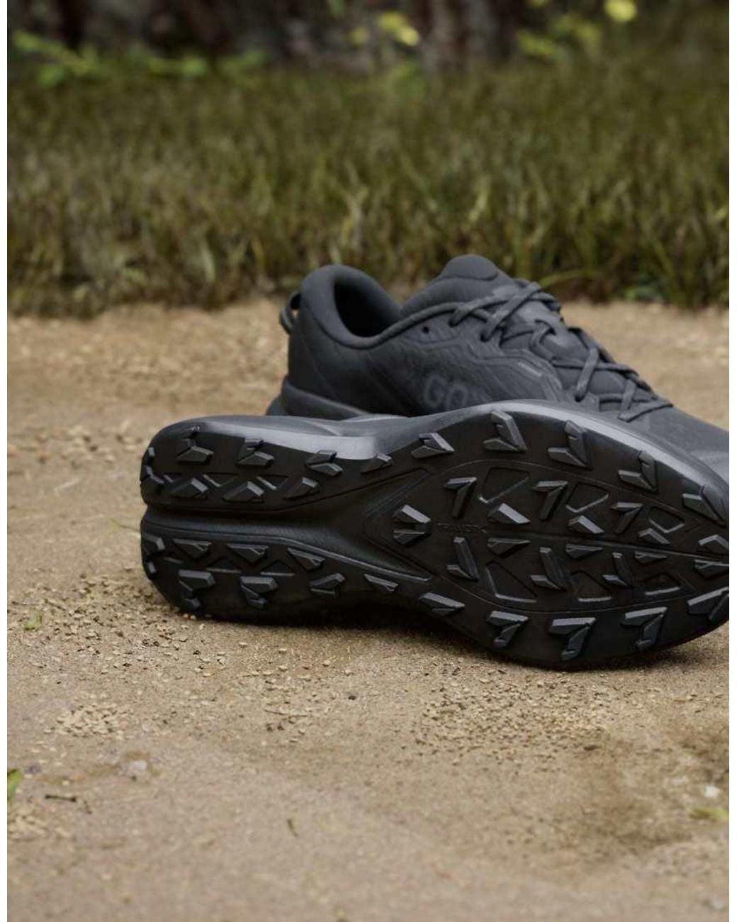 Adidas Originals Black Terrex Tracefinder Plus Gore-tex Trail Running Trainers for men
