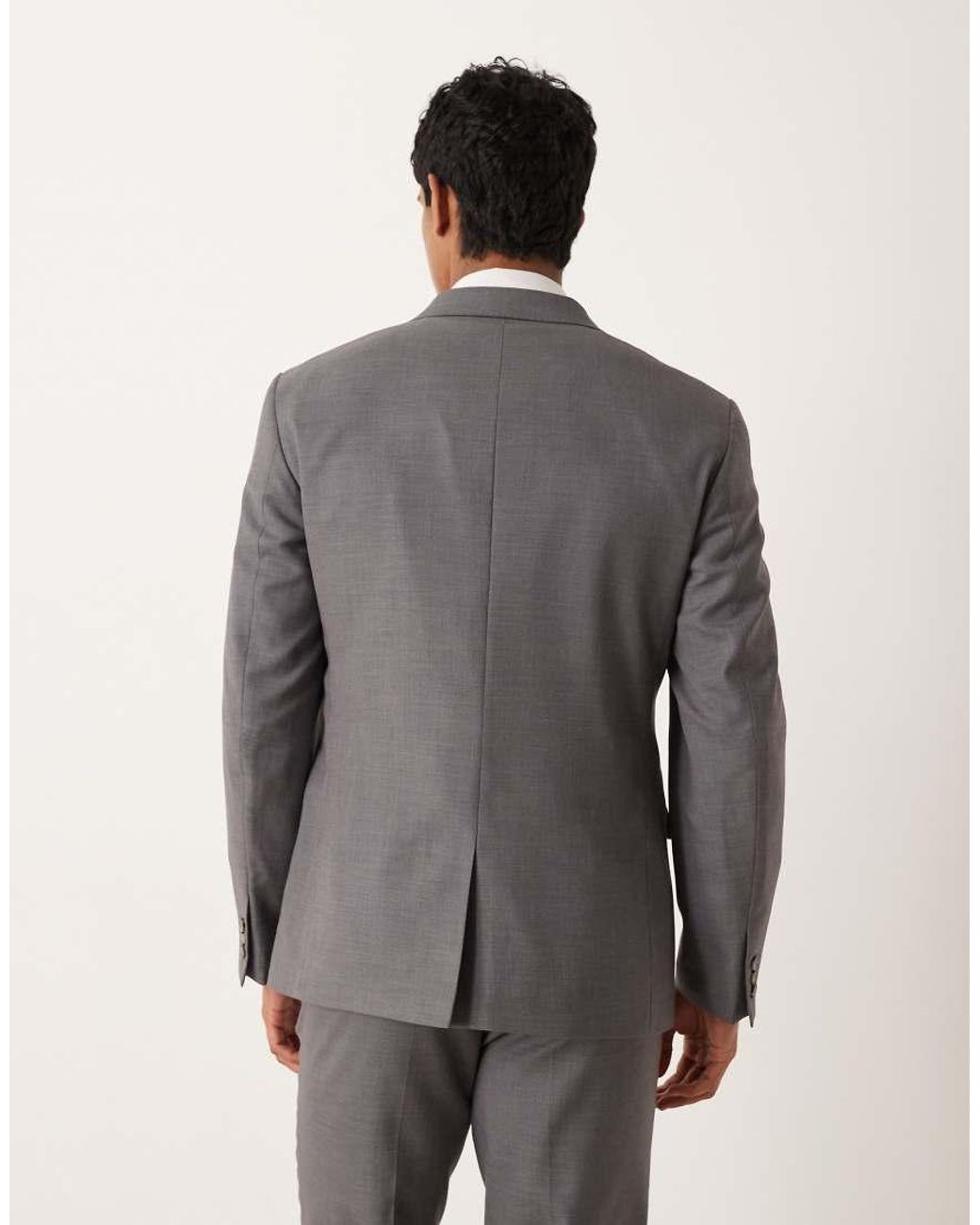 ASOS Gray Slim Suit Jacket for men