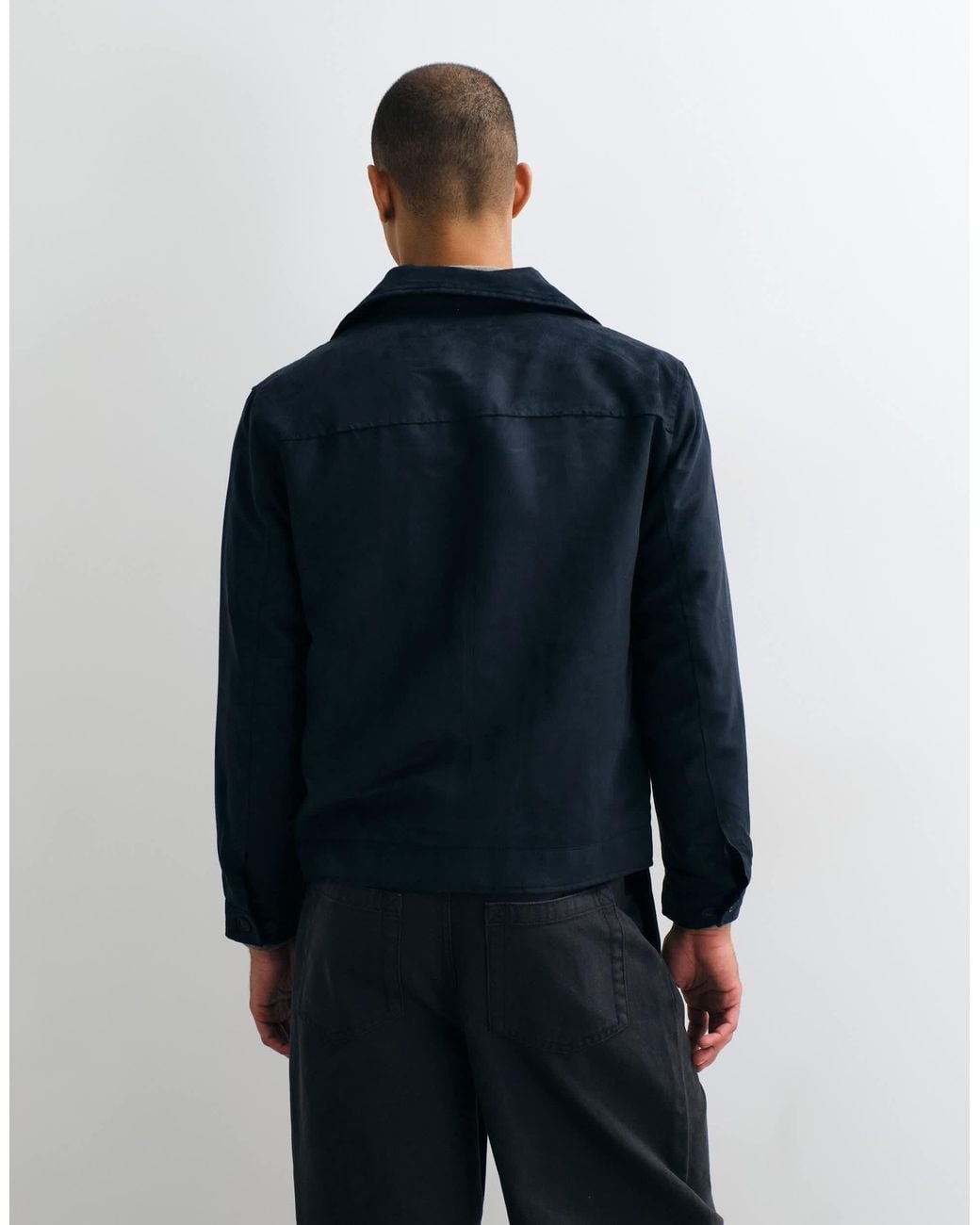Mango Blue Pocket Detail Jacket for men