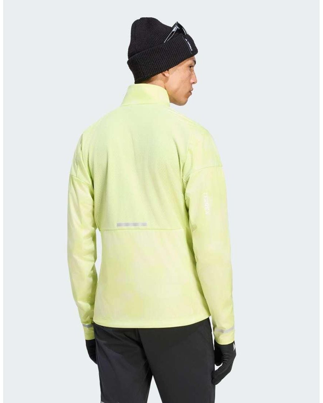 Adidas Originals Yellow Terrex Xperior Cross Country-Ski Softshell Jacket for men