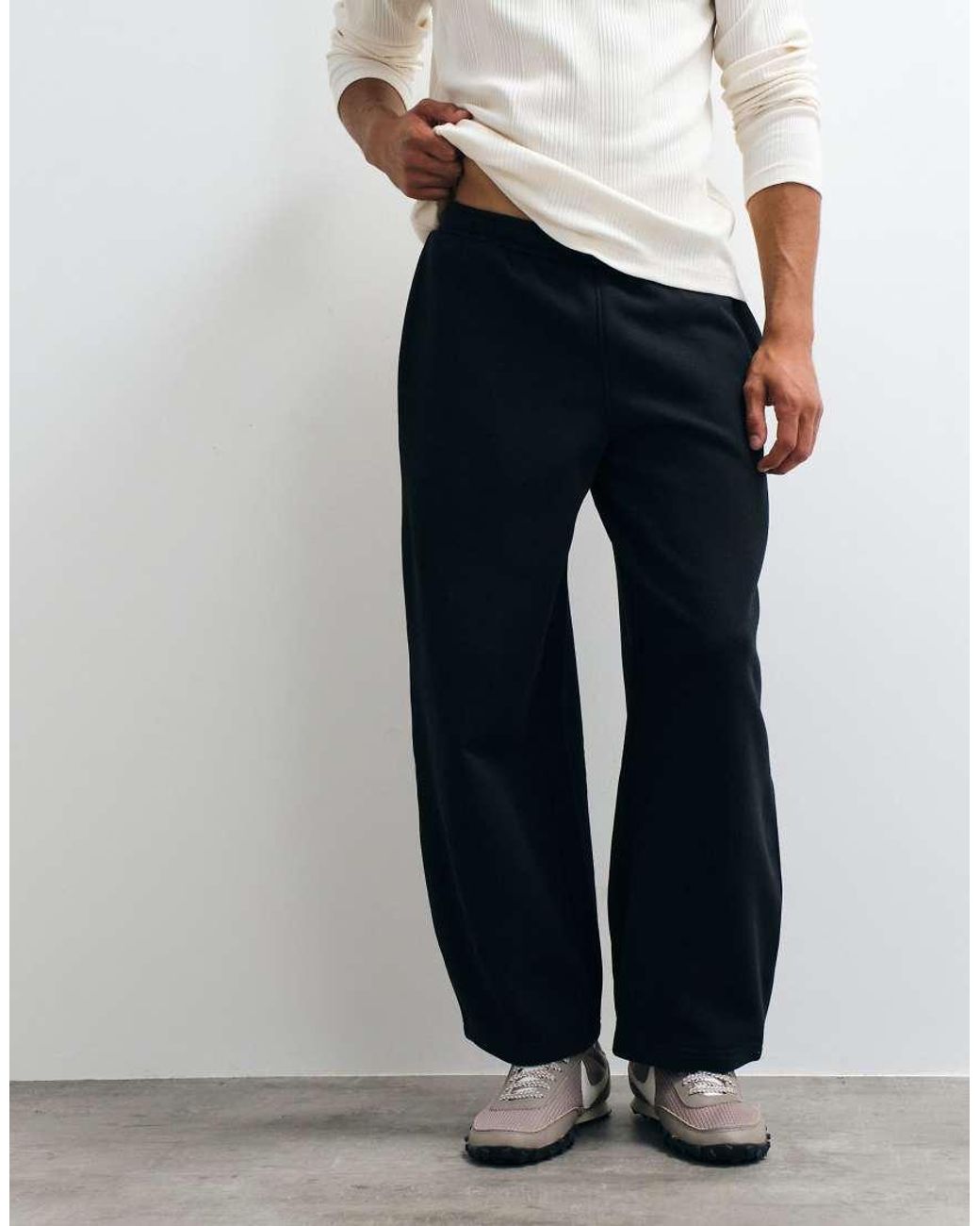 ASOS White Essentials Oversized Balloon jogger for men