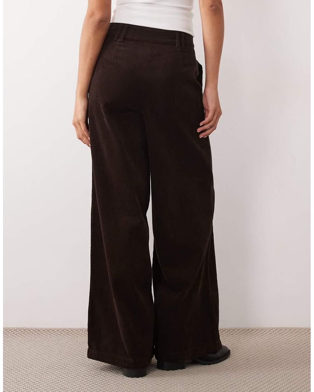 ASOS Brown Straight Leg Pants
